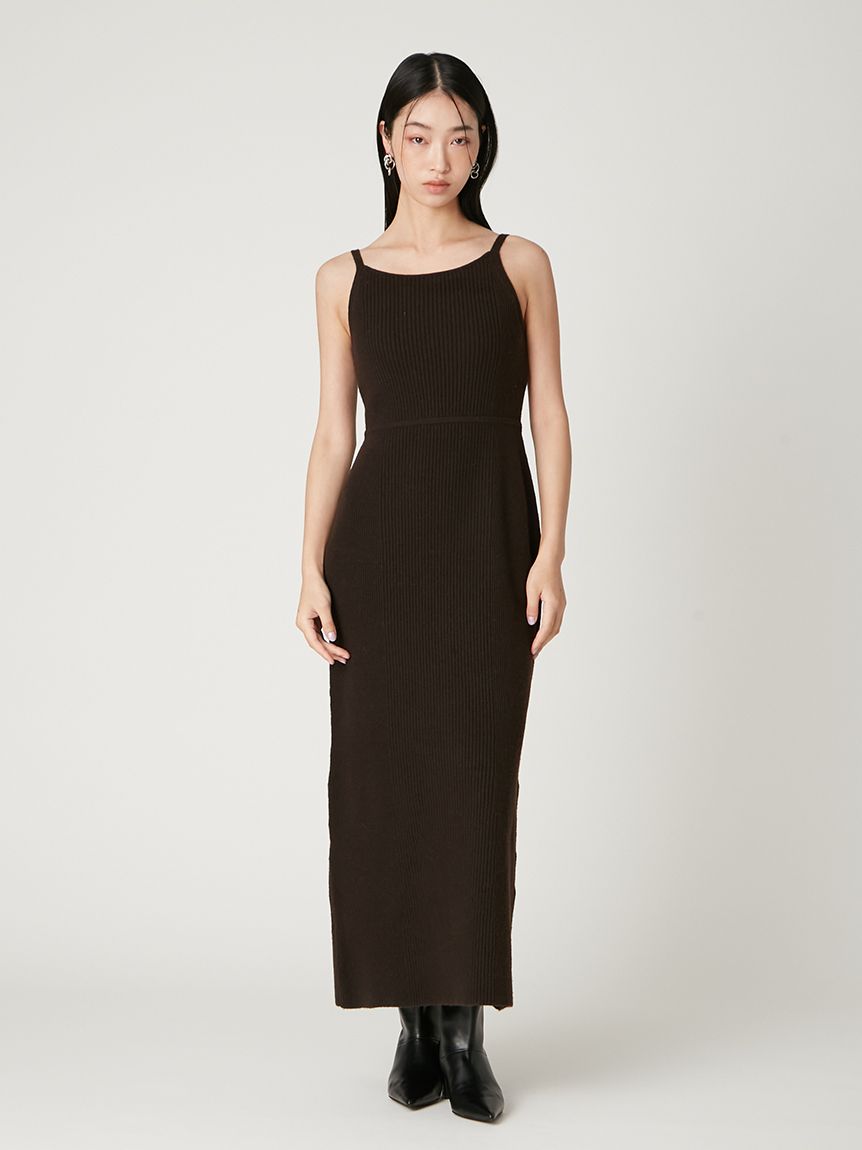 2wayアンサンブルニットワンピース(マキシ・ロングワンピース