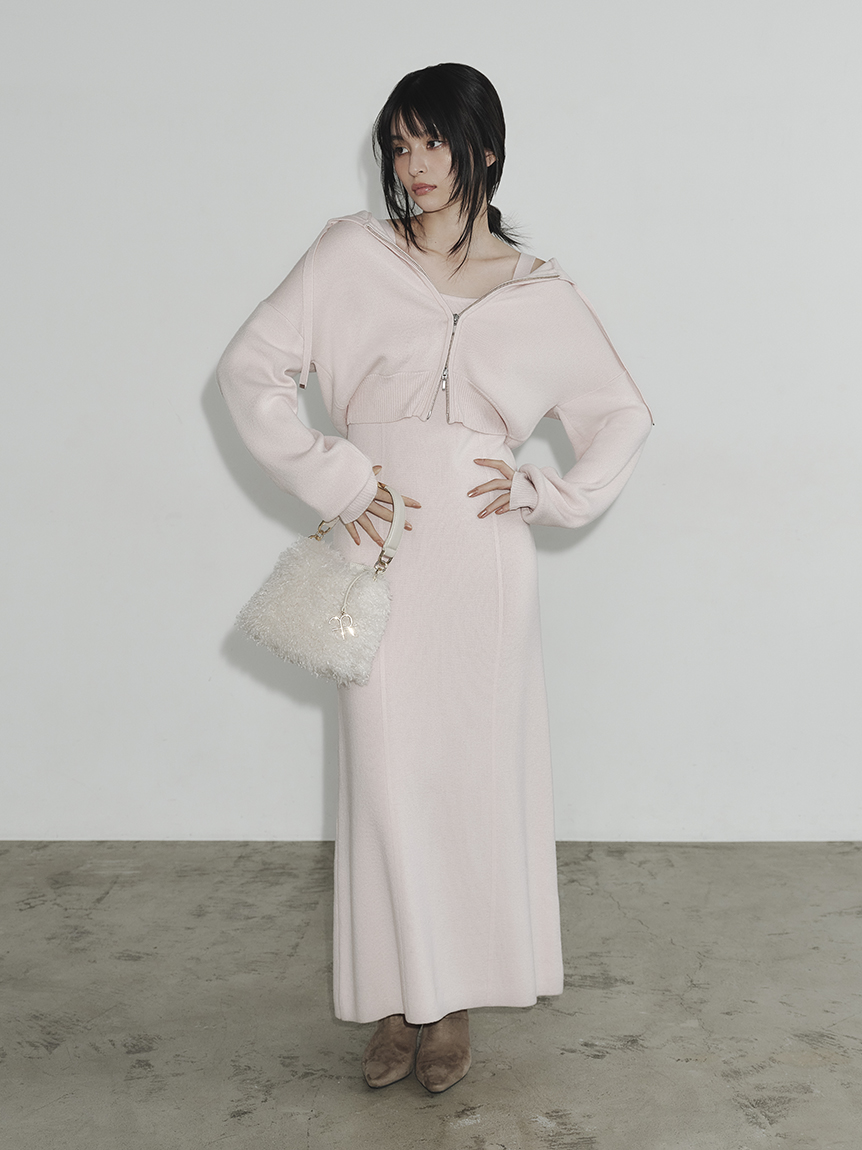 NEW YEAR'S SPECIAL ITEM】ジップパーカ&キャミワンピースセット