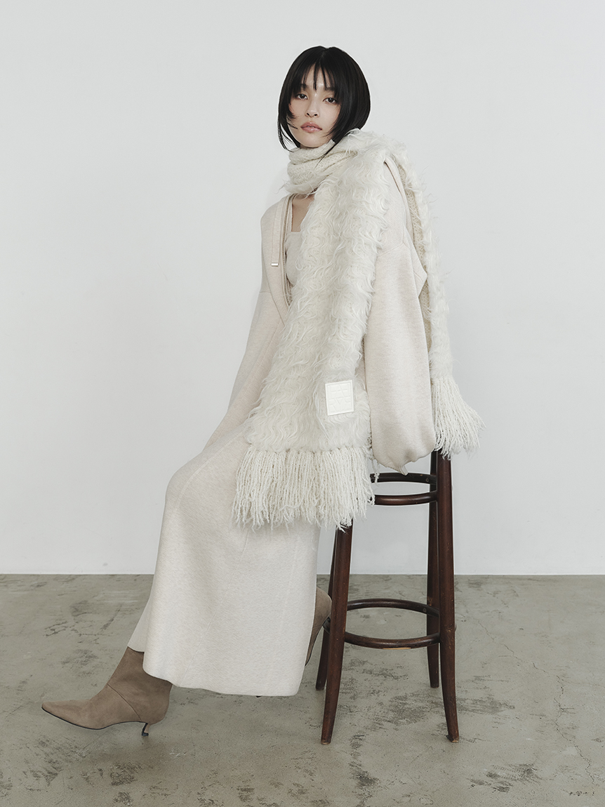 ジップパーカ&キャミワンピースセット(マキシ・ロングワンピース