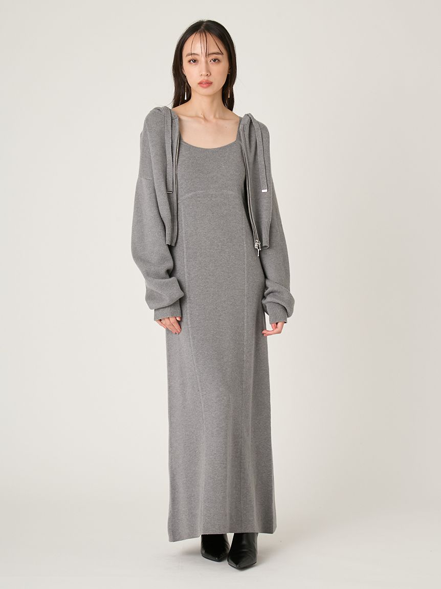 NEW YEAR'S SPECIAL ITEM】ジップパーカ&キャミワンピースセット