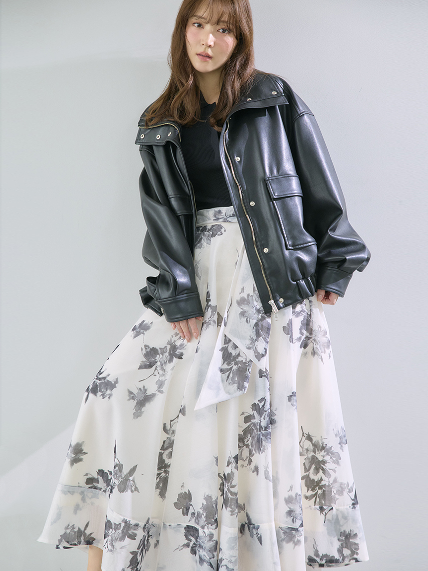 00サイズあり】ポロニットドッキングワンピース(マキシ・ロング