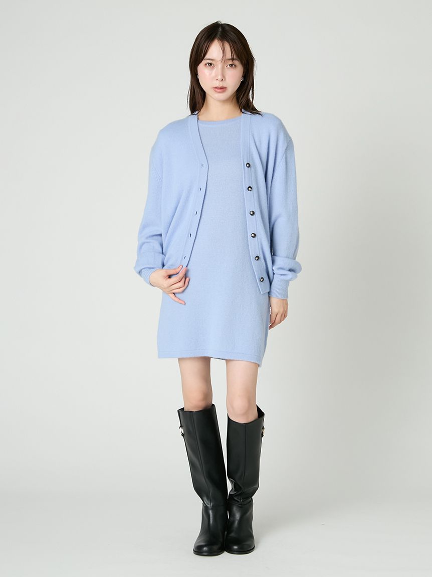 カシミア100％ミニニットワンピース(ニットワンピース)｜DRESS｜FRAY
