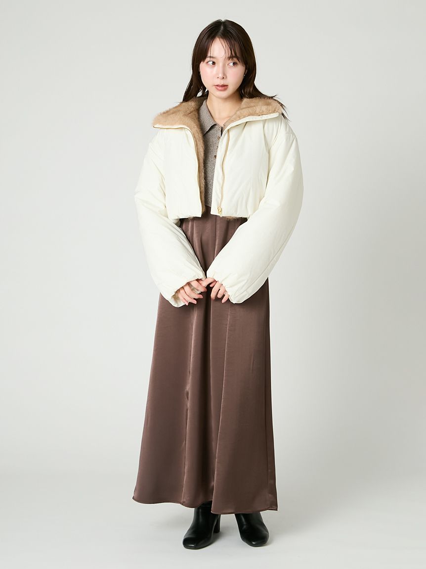 Frene レースコンビネーションポロワンピ ポロカラーニットコンビワンピース(ニットワンピース)｜DRESS｜FRAY