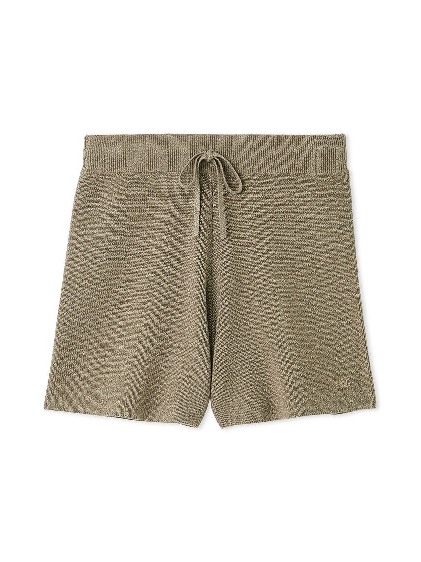 ウォッシャブルカシミヤシルクニットショートパンツ／ウォッシャブル