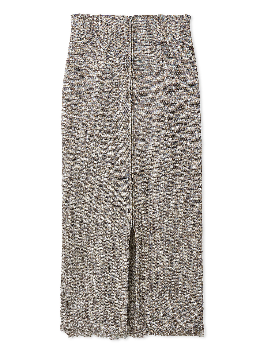 DT MaxMara ★ ラメニット ストレート スカート BONA 2色 ラメスラブヤーンニットタイトスカート(ニットスカート