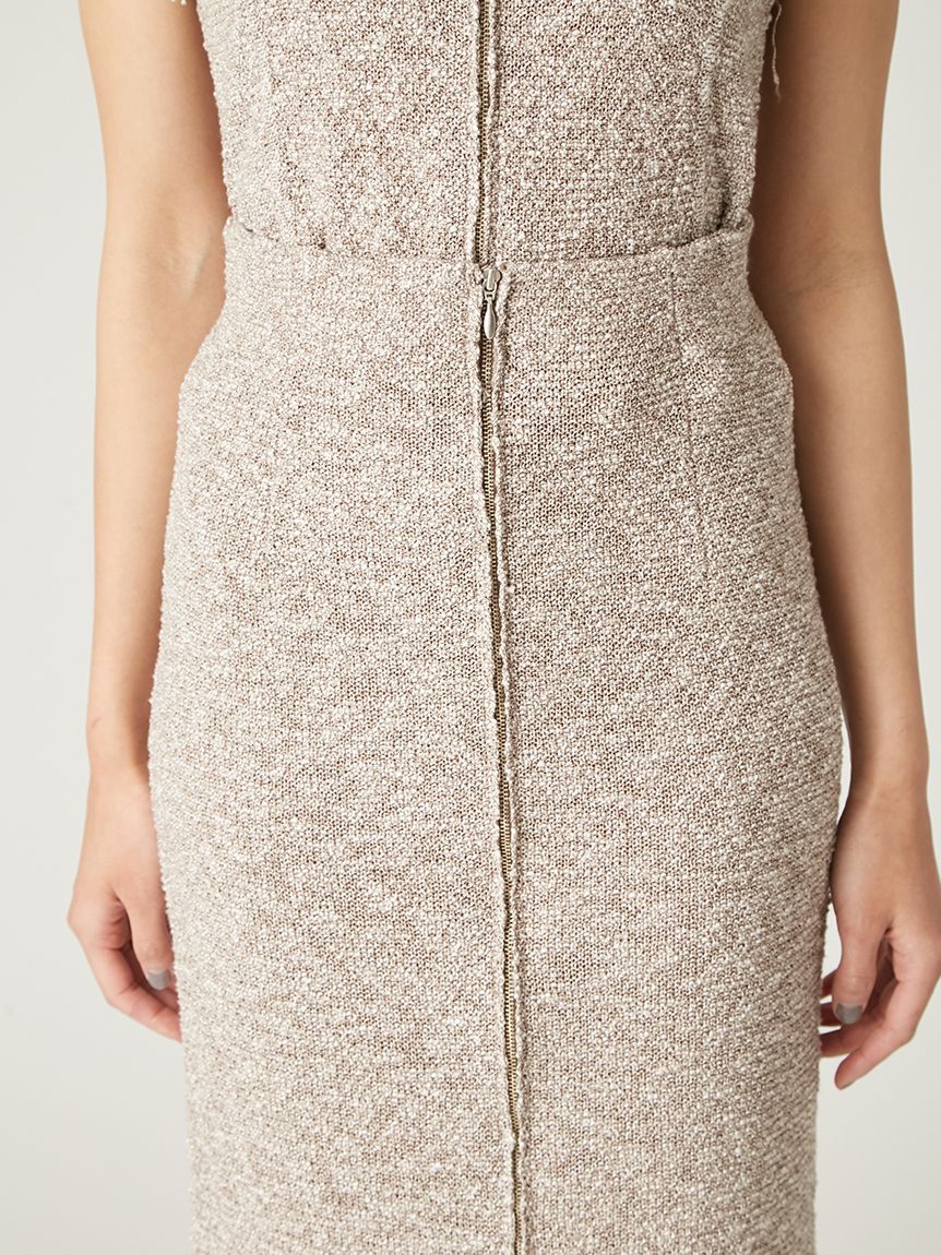 DT MaxMara ★ ラメニット ストレート スカート BONA 2色 ラメスラブヤーンニットタイトスカート(ニットスカート