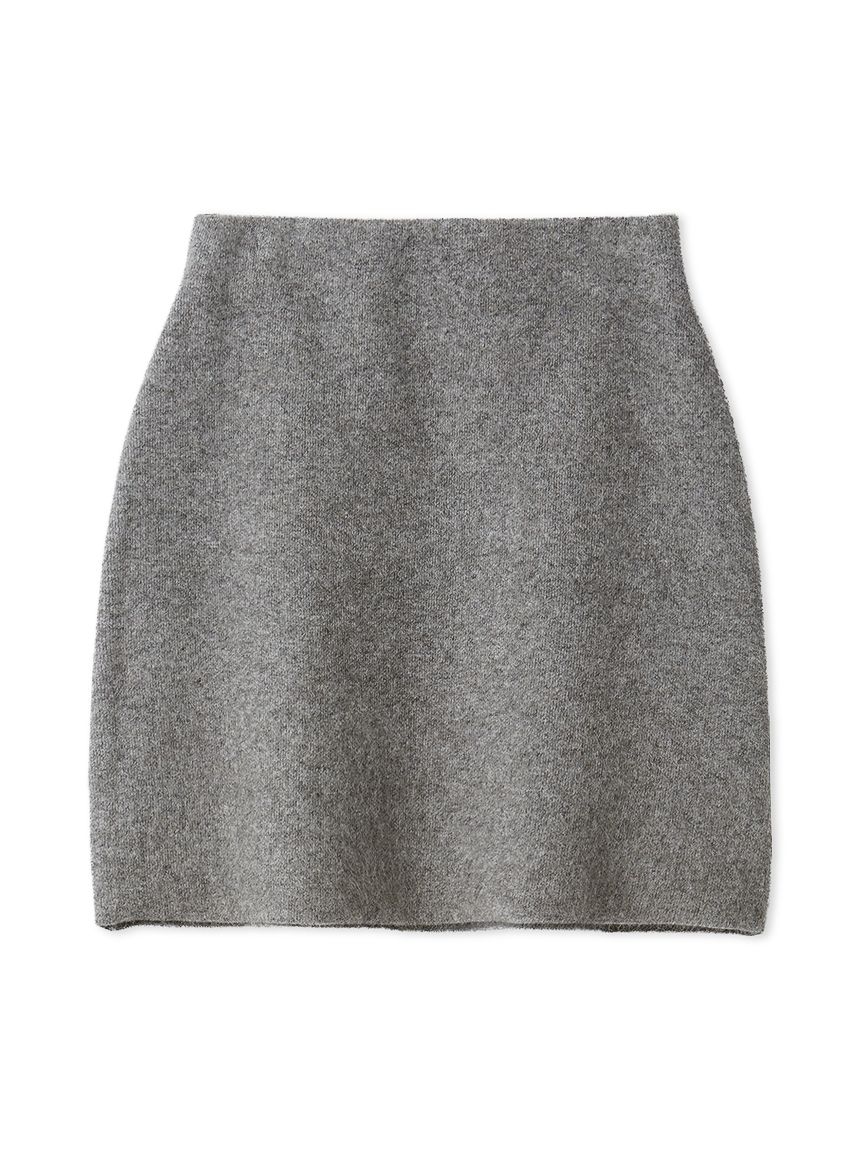 ラクーンダブルフェイスニットミニスカート(ミニスカート)｜スカート