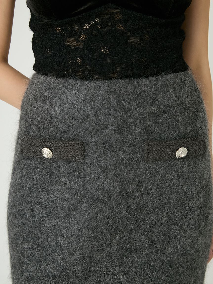 スーパーキッドモヘヤニットミニスカート(ニットスカート)｜SKIRT