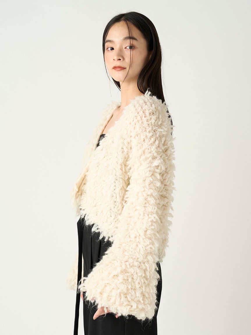SALE50%OFF】FRAY I.D フレイアイディー モヘアMIXシャギー