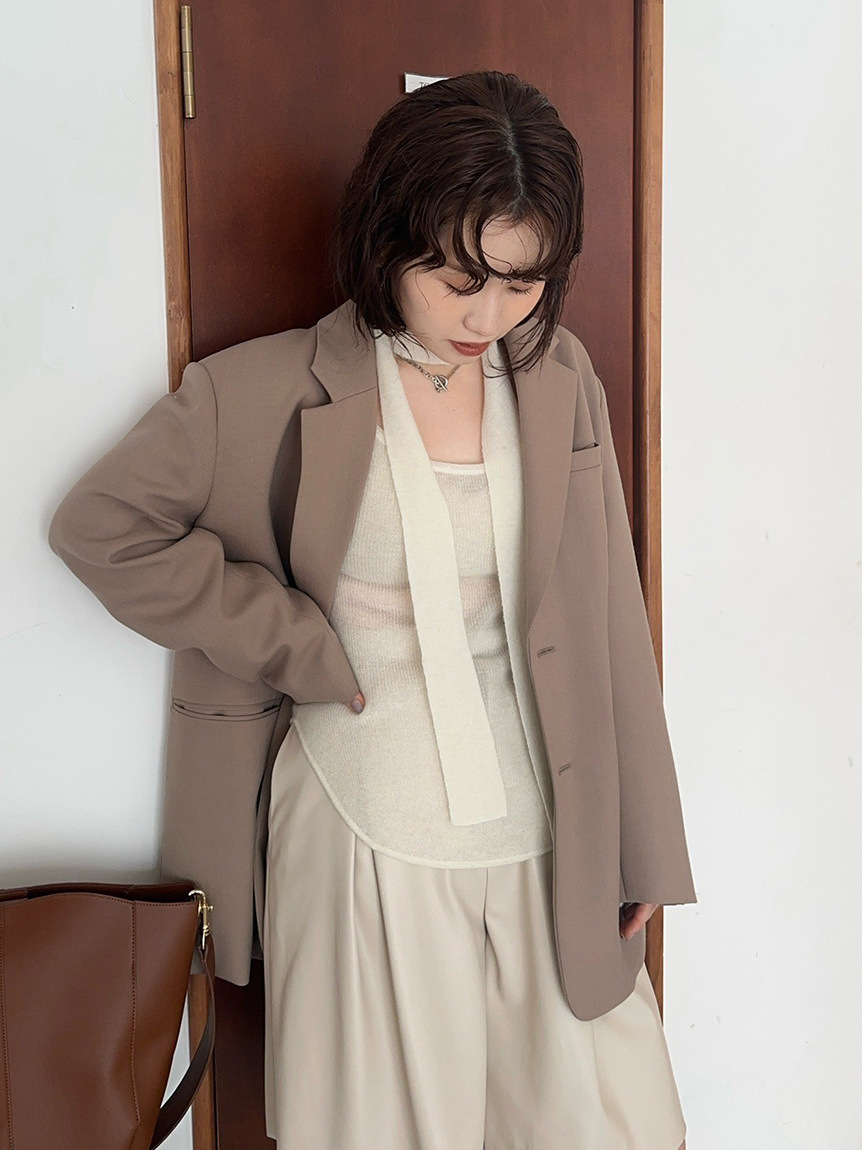 後ろ開きモヘアニットプルオーバー(ニット)｜トップス｜FRAY I.D（フレイ アイディー）の通販サイト 【公式】