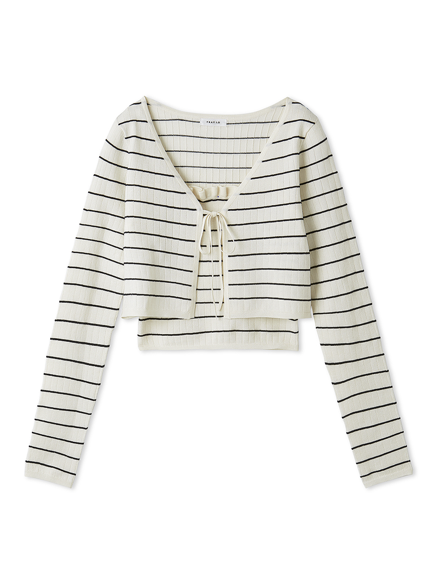 今期新作　FRAY I.Dシルクブレンドアンサンブルニット FRAY I.D｜シルクブレンドアンサンブルニット | Rakuten Fashion