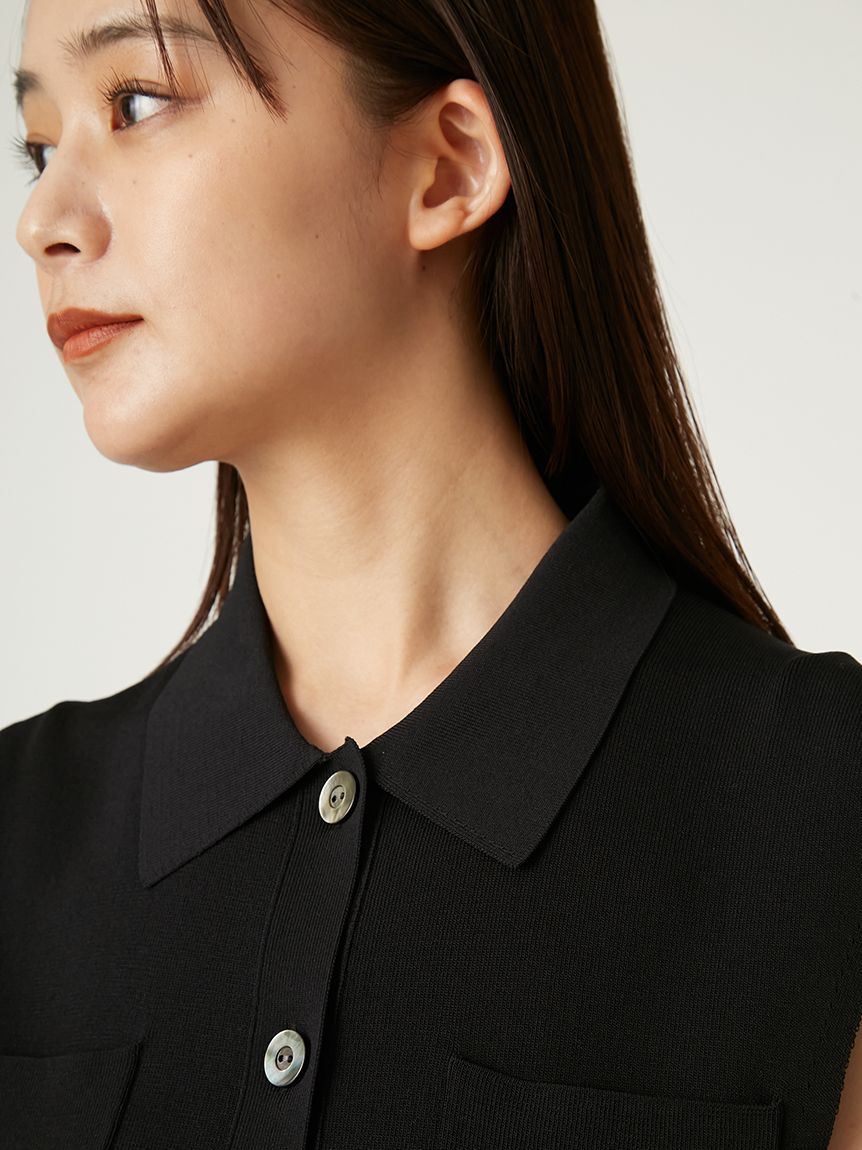 foufou / フーフー | bi-color knit polo / バイカラー