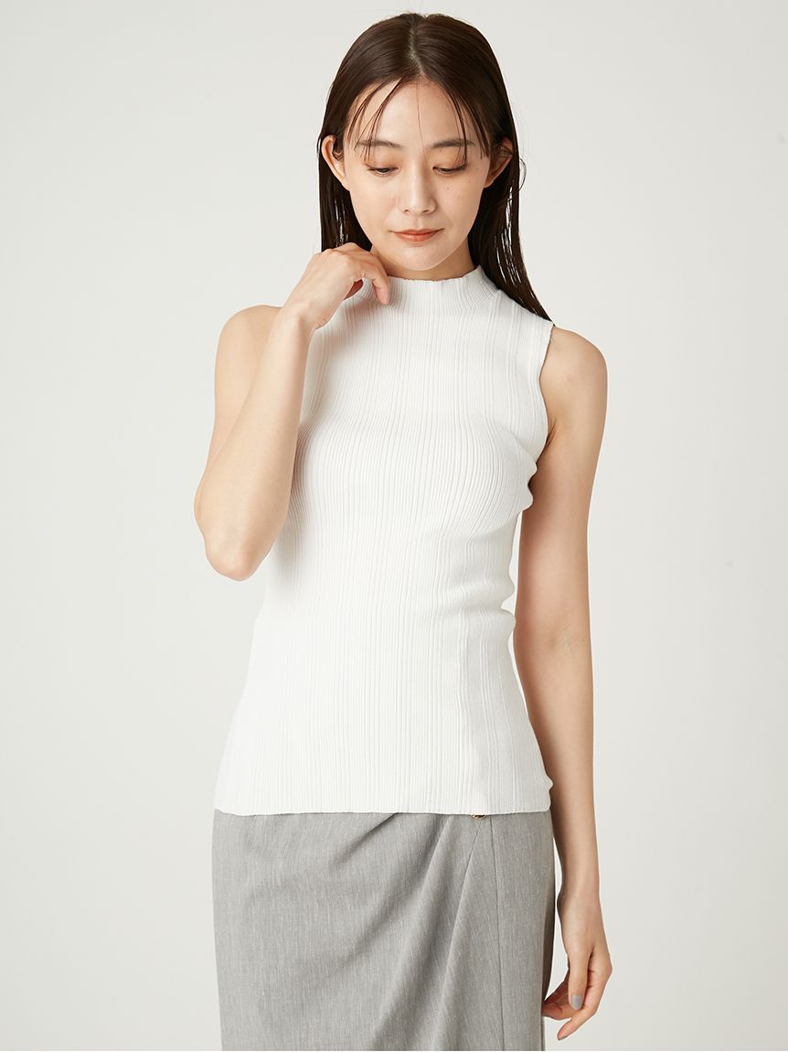 うさとの服アイボリー ノースリーブ レディース