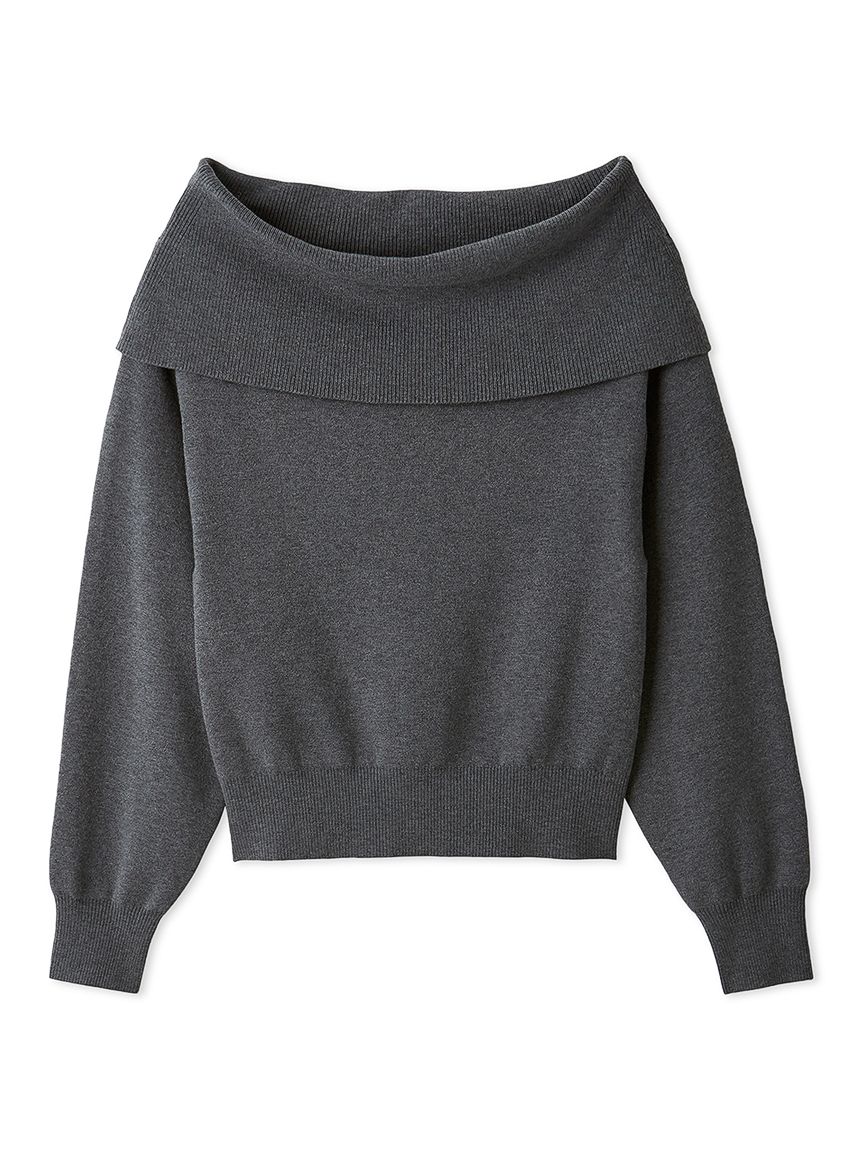 ワイドカラーオフショルダープルオーバー(カットソー)｜トップス｜FRAY