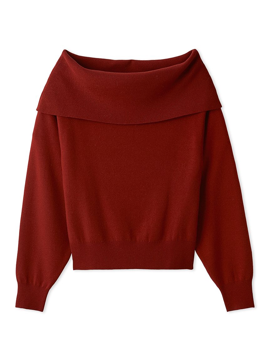 ワイドカラーオフショルダープルオーバー(カットソー)｜トップス｜FRAY