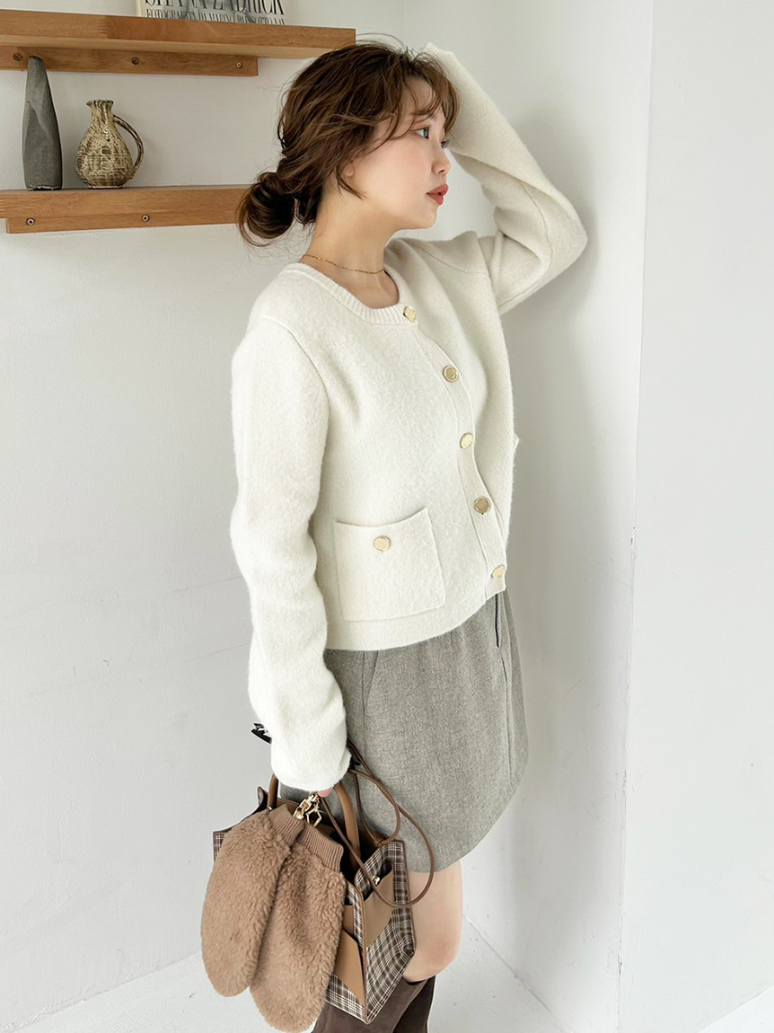 FRAY I.D ルーズフォックスニット FRAY I.D（フレイアイディー）の「ルーズフォックスニット