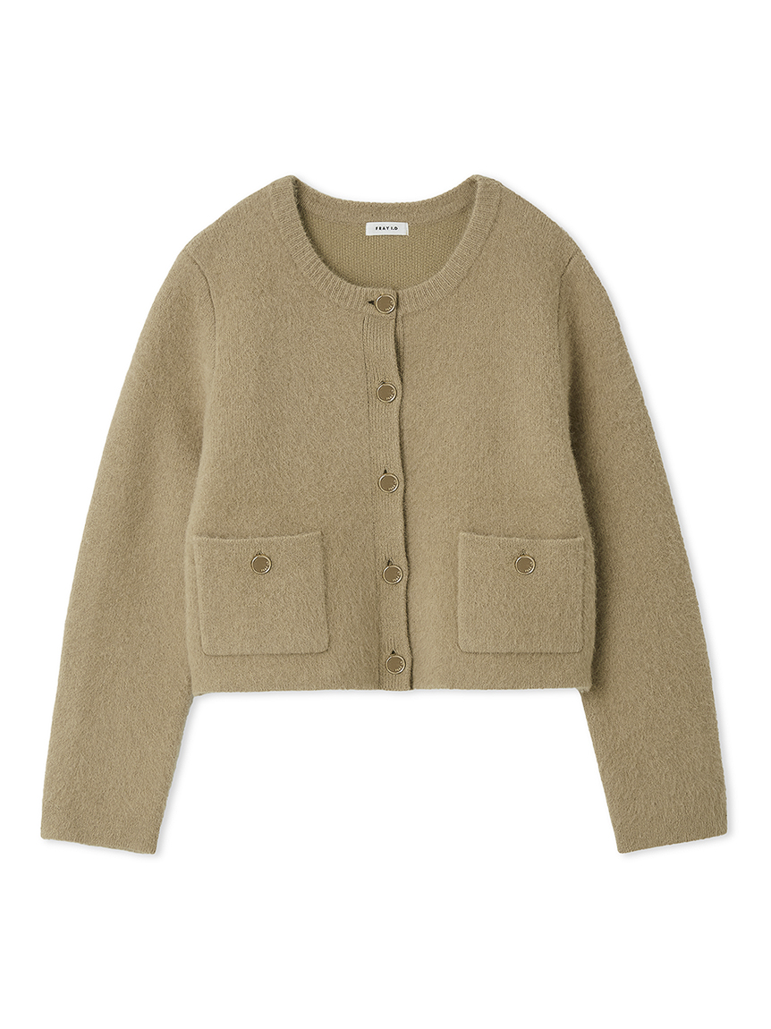 WEB限定カラー】フォックスウールニットジャケット(ニット)｜トップス