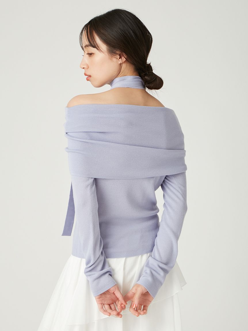 FRAY I.D ウールアクリルオフショルプルオーバーニット ウールアクリルオフショルプルオーバーニット(ニット)｜トップス｜FRAY