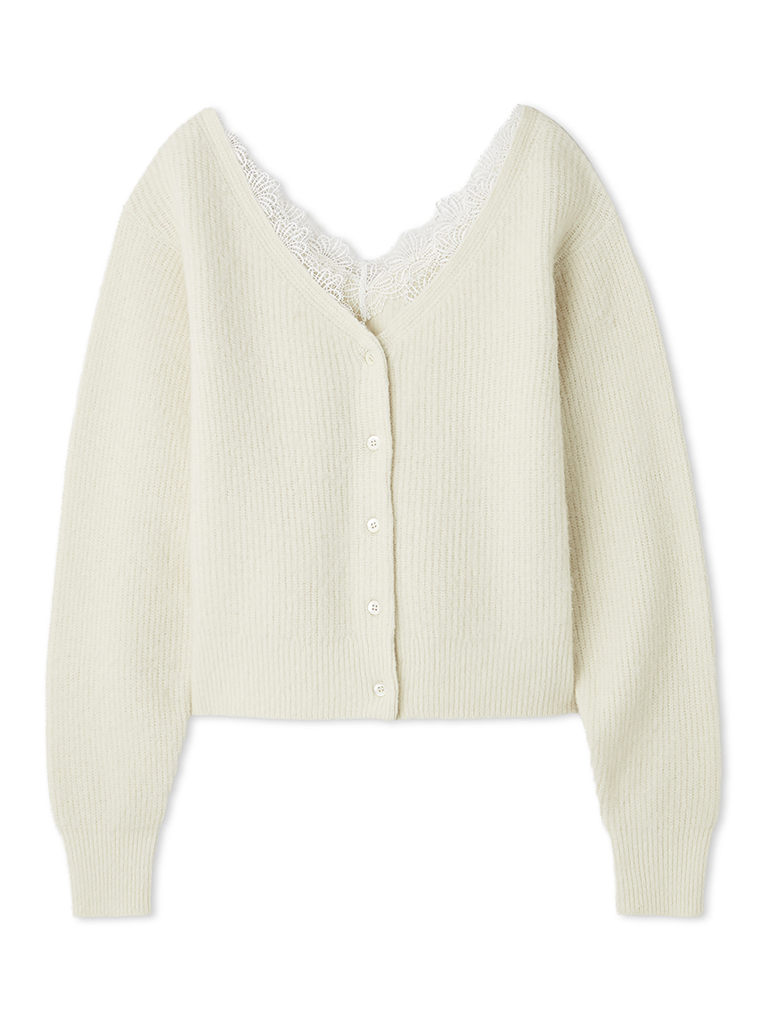 フォックスウールレーストリムカーディガン(ニット)｜トップス｜FRAY