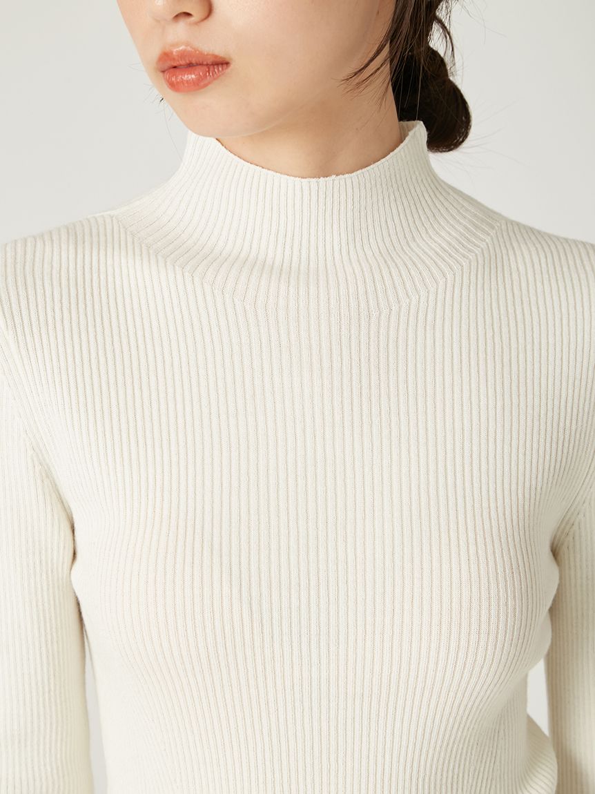 ウールアクリルセミシアーリブニット(ニット)｜トップス｜FRAY I.D