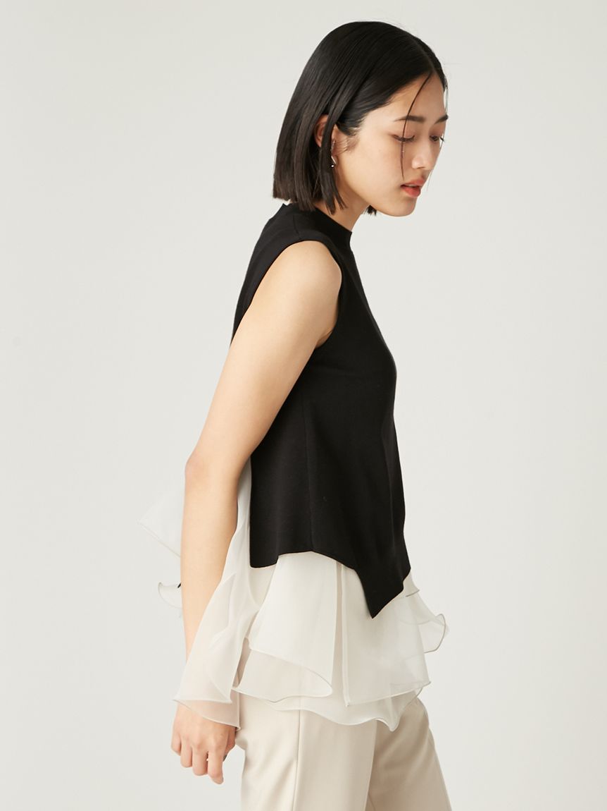 frayi.d ラッフルフリルレイヤーニット♡ FRAY I.D（フレイアイディー）の「ラッフルフリルレイヤーニット