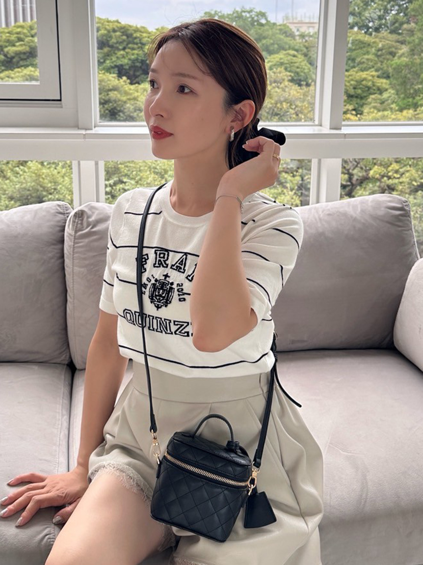 カレッジロゴインターシャニットプルオーバー(ニット)｜トップス｜FRAY