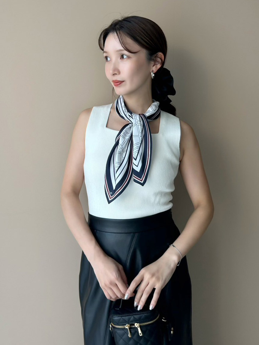 【タグ付未使用品】フレイアイディー レースコンビリブニット FRAY I.D FRAY I.D 新作10%OFF フレイアイディー トップス 25秋冬