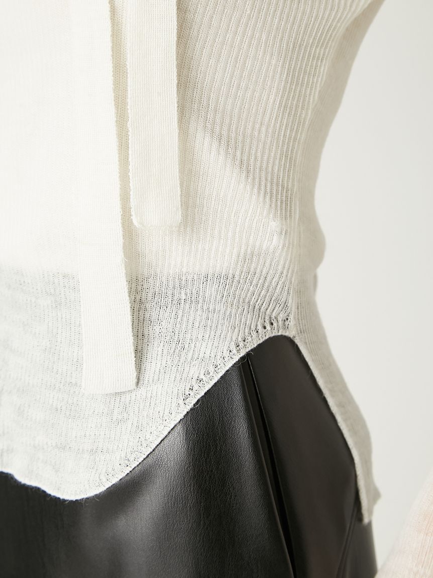 ロングタイ2wayシアーニットプルオーバー(ニット)｜トップス｜FRAY I.D