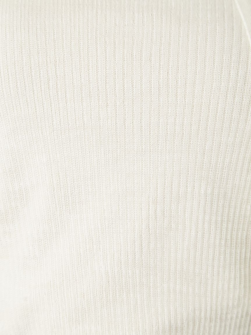 送料無料【新品未使用】FRAY I.D ロングタイシアーニットプルオーバー 黒 セール】ロングタイ2wayシアーニットプルオーバー（ニット/セーター