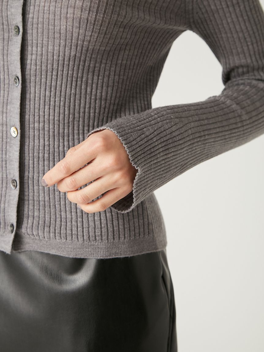 ウールブレンドポロカラーニット(ニット)｜トップス｜FRAY I.D（フレイ