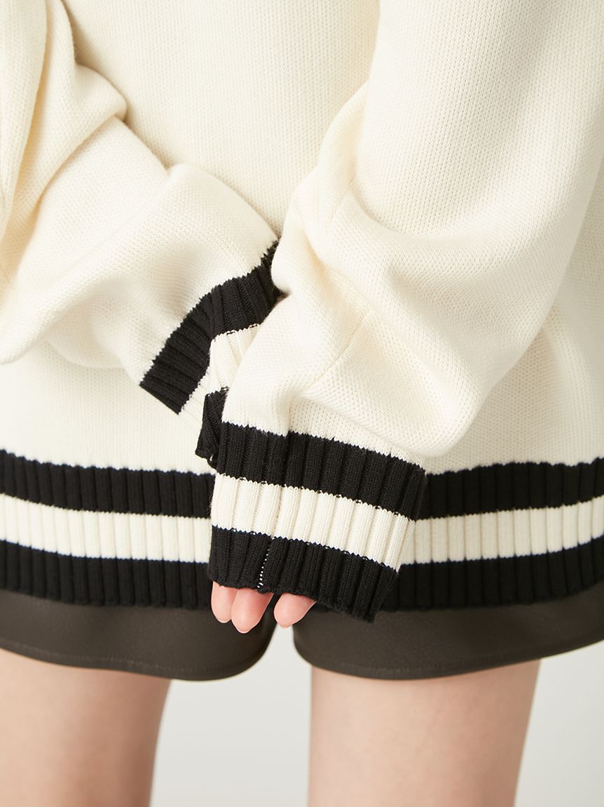 トラッドライクVネックニットカーディガン(カーディガン)｜トップス