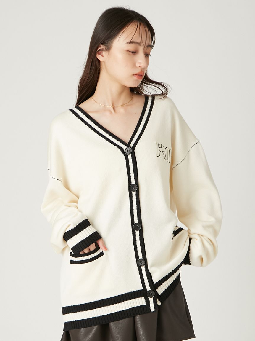 LAGUST ニット カーディガン フレンジ ダメージ y2k v系 LAGUST ニット カーディガン フレンジ ダメージ y2k v系