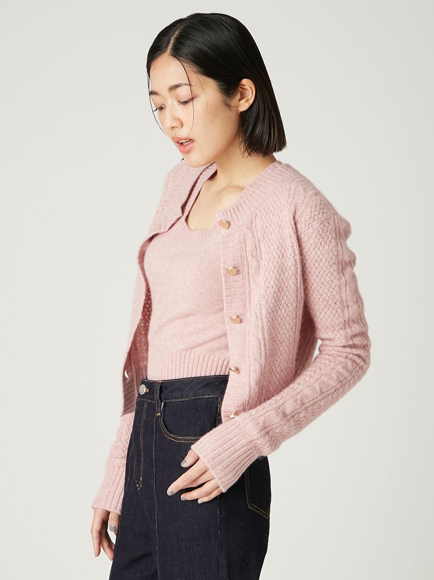 ラクーンケーブルニットアンサンブル(アンサンブル)｜トップス｜FRAY