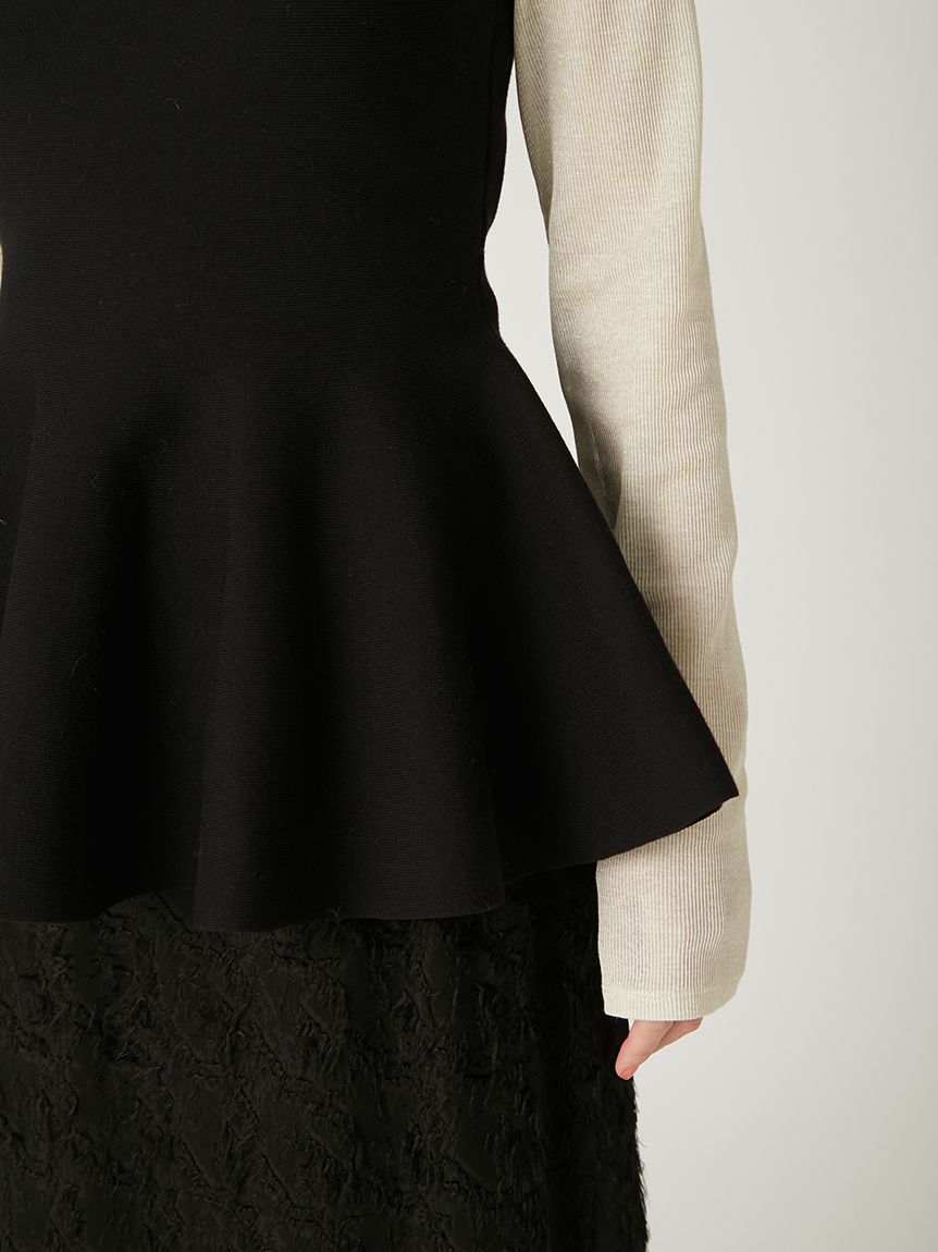 ペプラムフレアニットタートルセット(ニット)｜トップス｜FRAY I.D