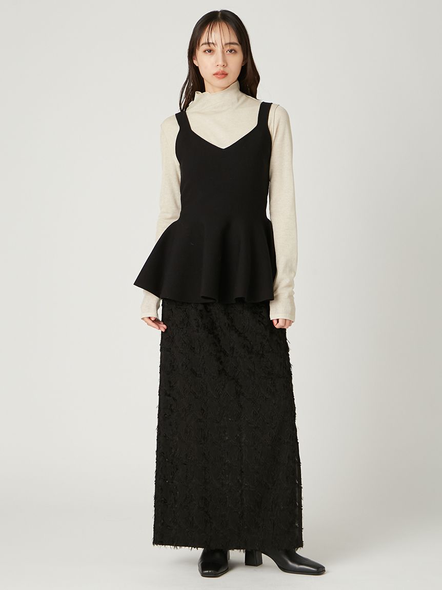 ペプラムフレアニットタートルセット(ニット)｜トップス｜FRAY I.D