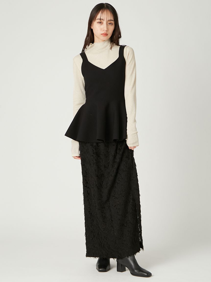 ペプラムフレアニットタートルセット(ニット)｜トップス｜FRAY I.D