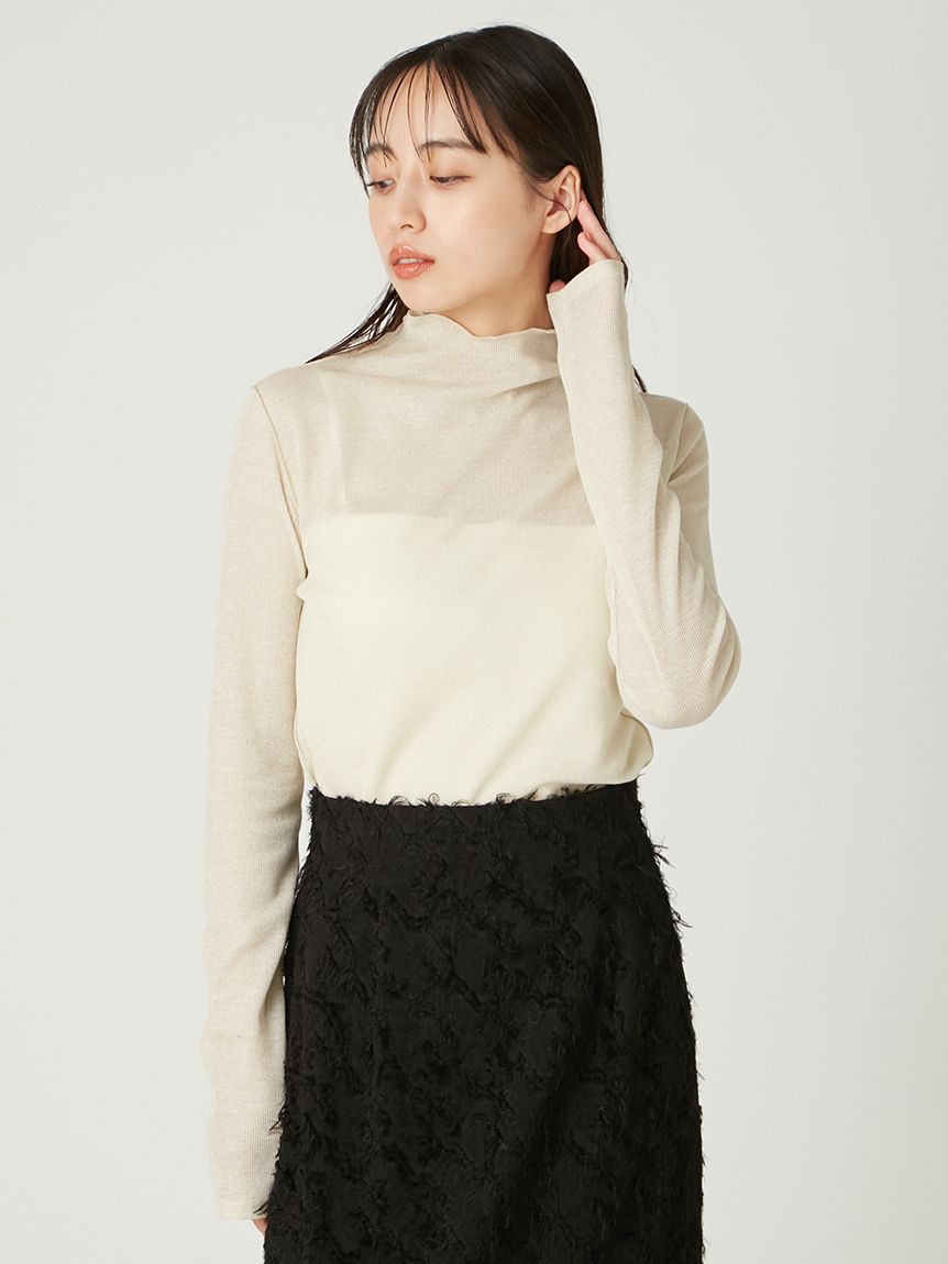 ペプラムフレアニットタートルセット(ニット)｜トップス｜FRAY I.D