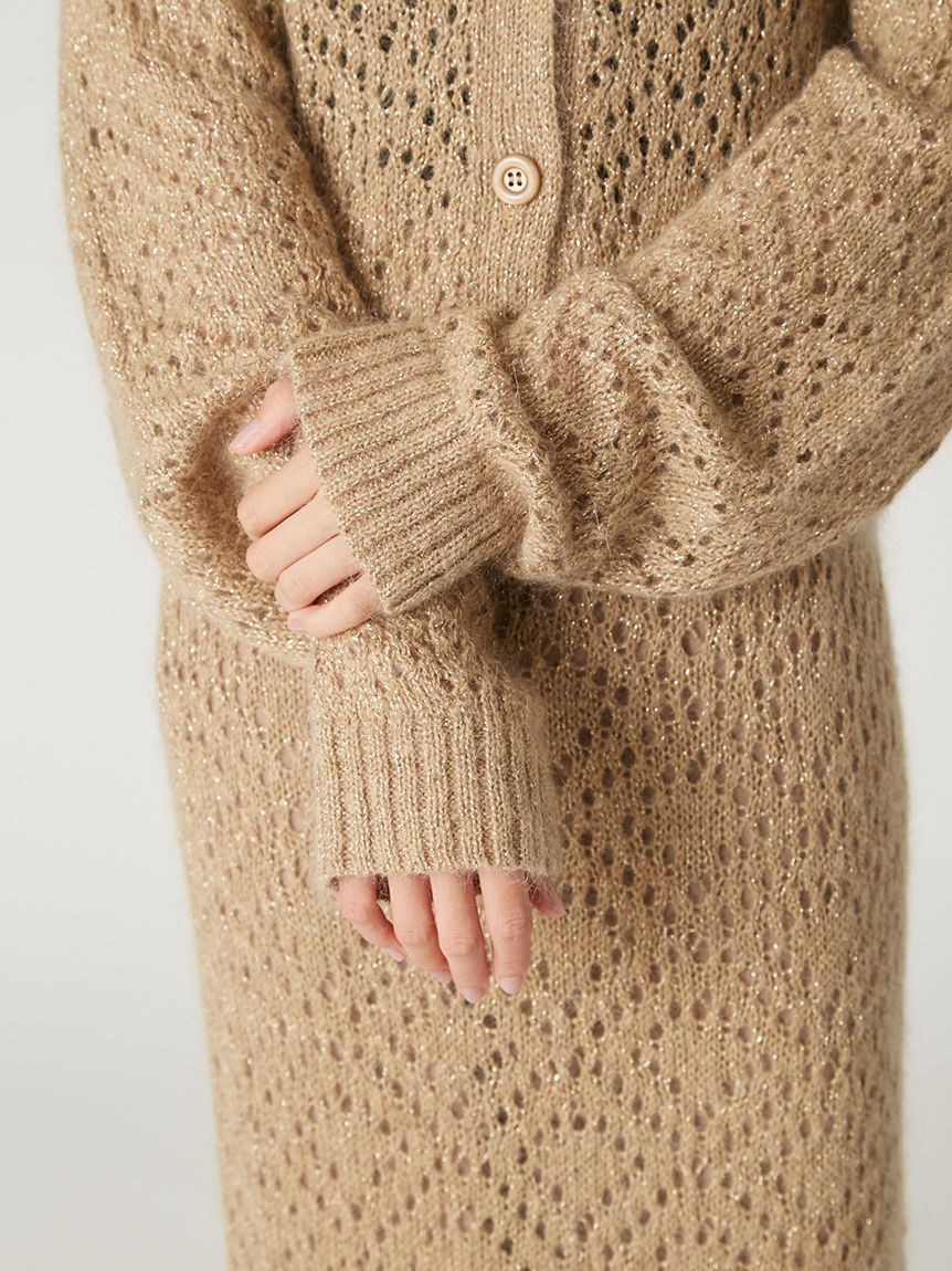 モヘアミックスラメニットカーディガン(ニット)｜トップス｜FRAY I.D