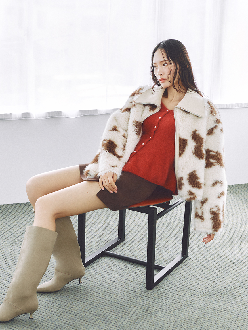 フォックスカシミアペプラムカーディガン(ニット)｜トップス｜FRAY I.D