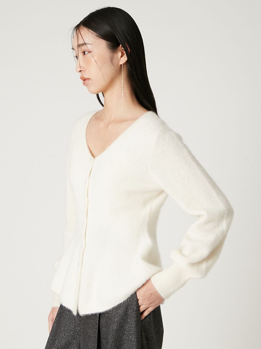 フォックスカシミアペプラムカーディガン(ニット)｜トップス｜FRAY I.D