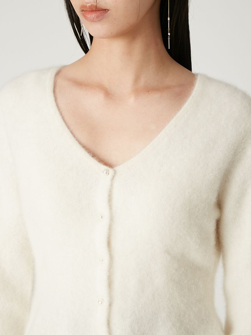 フォックスカシミアペプラムカーディガン(ニット)｜トップス｜FRAY I.D