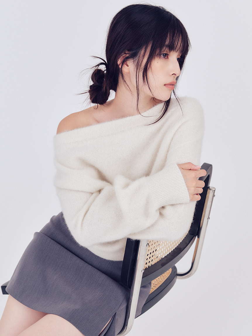 フォックスカシミアオフショルニットトップス(ニット)｜トップス｜FRAY