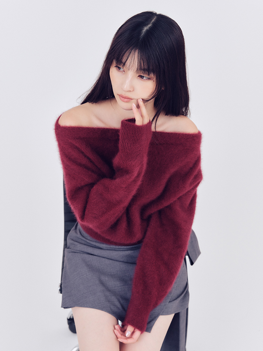フォックスカシミアオフショルニットトップス(ニット)｜トップス｜FRAY