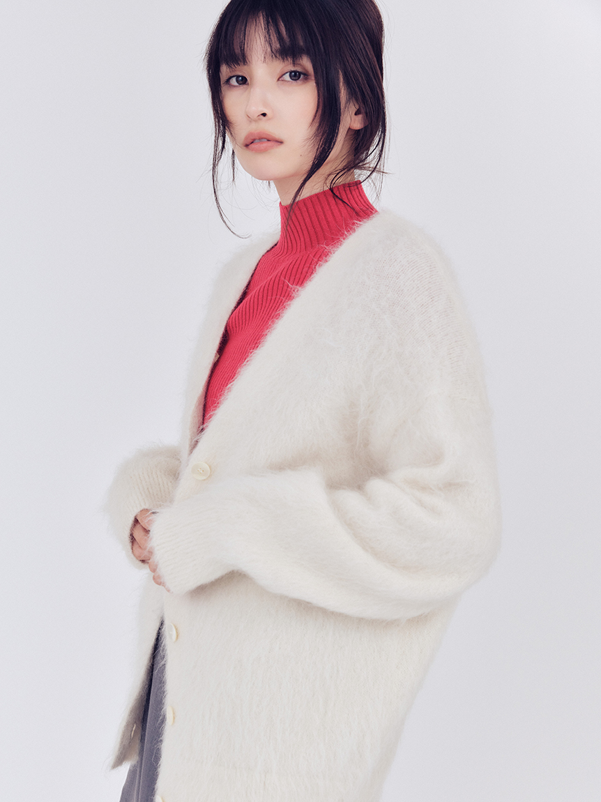 スーリーアルパカVネックカーディガン(カーディガン)｜トップス｜FRAY