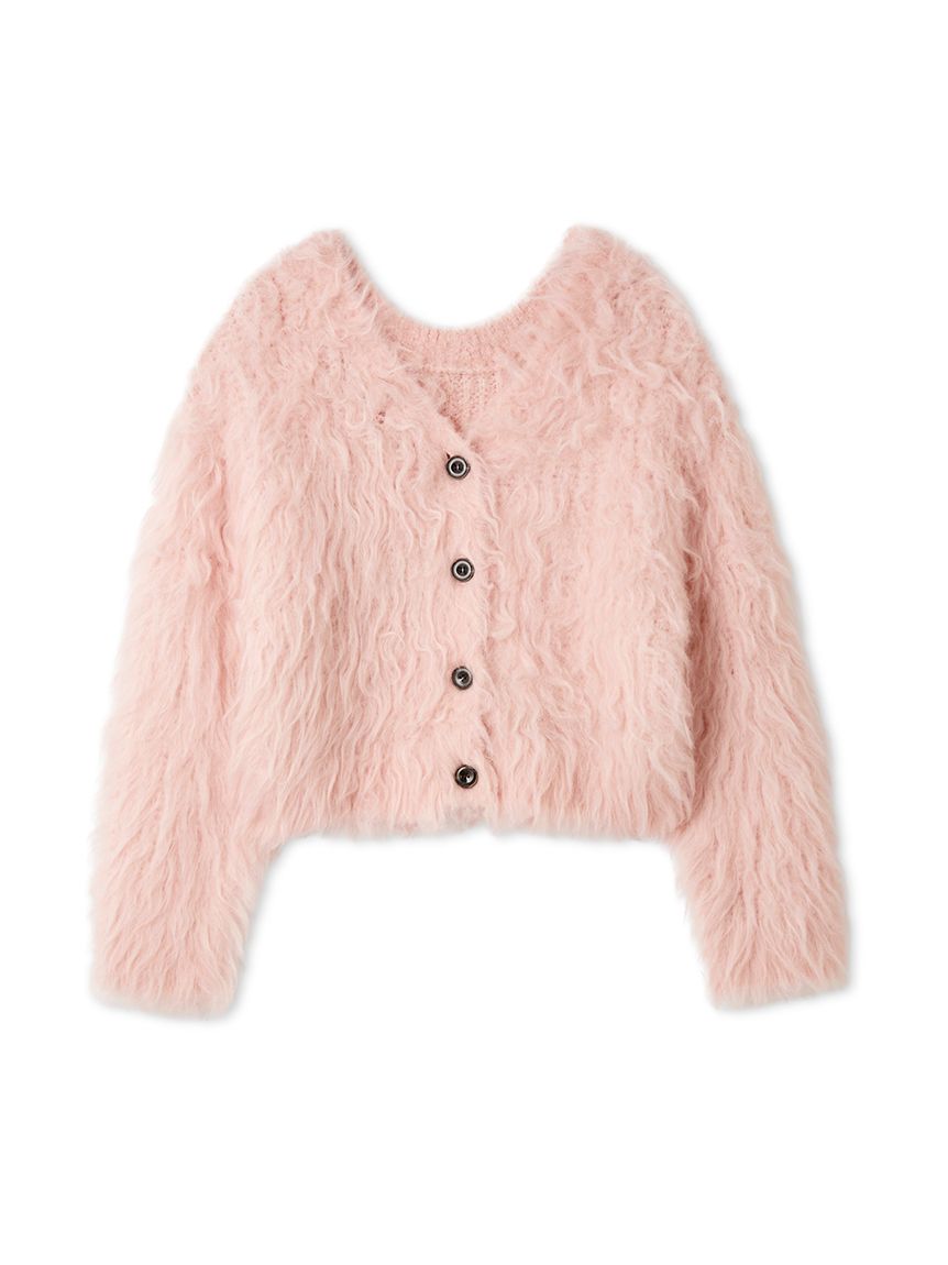 FRAY I.D（フレイ アイディー） 2wayブラッシュシャギーカーディガン 2wayブラッシュシャギーカーディガン(ニット)｜トップス｜FRAY I.D