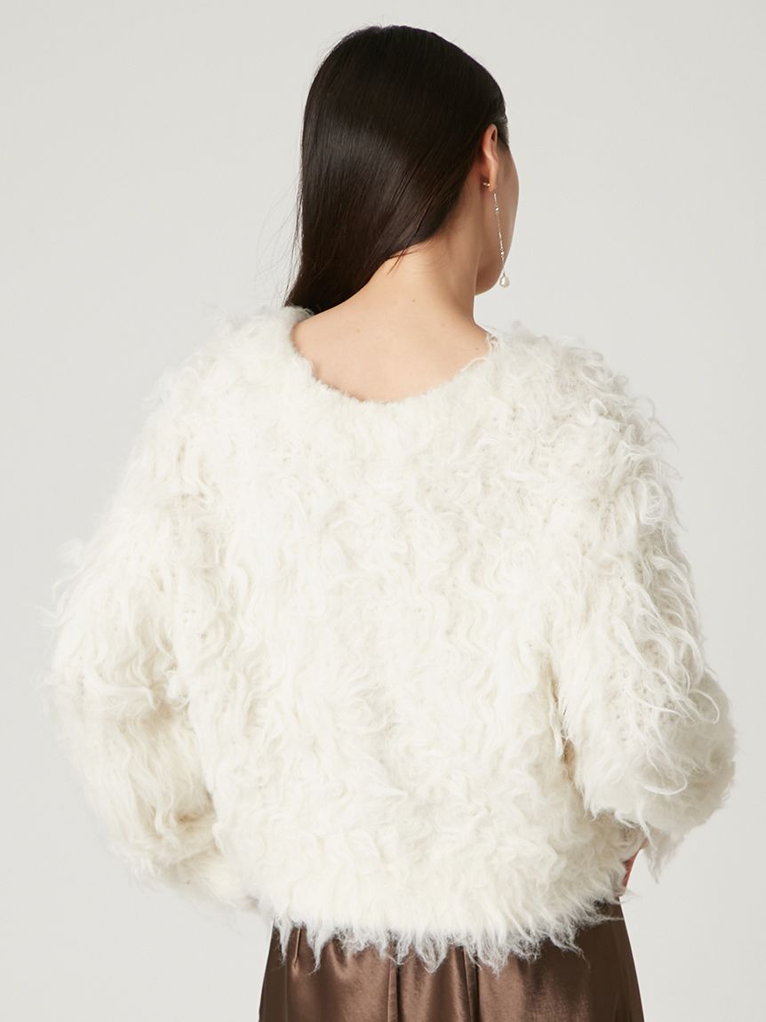 2wayブラッシュシャギーカーディガン(ニット)｜トップス｜FRAY