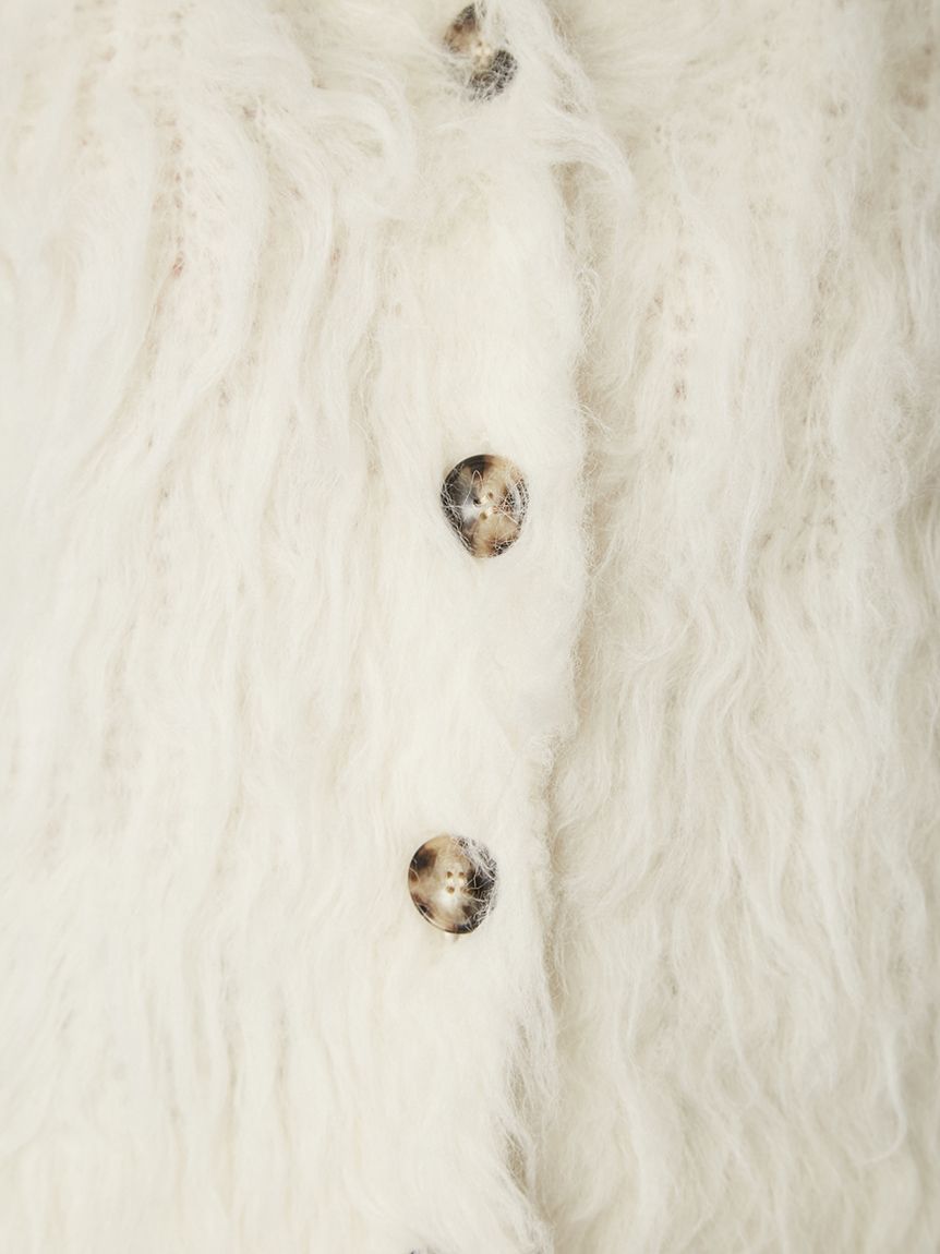 2wayブラッシュシャギーカーディガン(ニット)｜トップス｜FRAY I.D