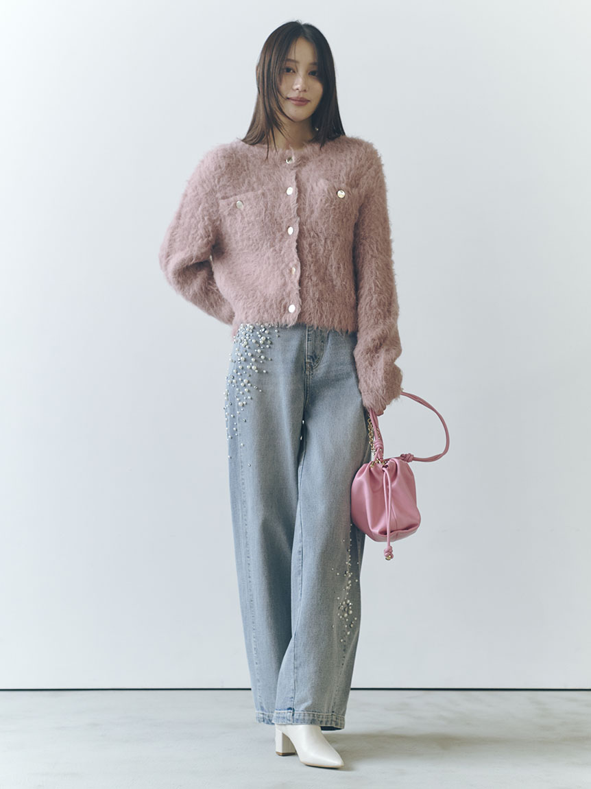 モヘアシャギーニットカーディガン(カーディガン)｜トップス｜FRAY I.D