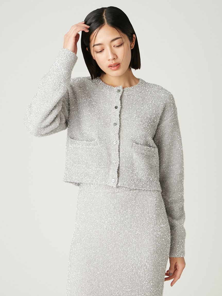 スパークルフェザーカーディガン(カーディガン)｜トップス｜FRAY I.D