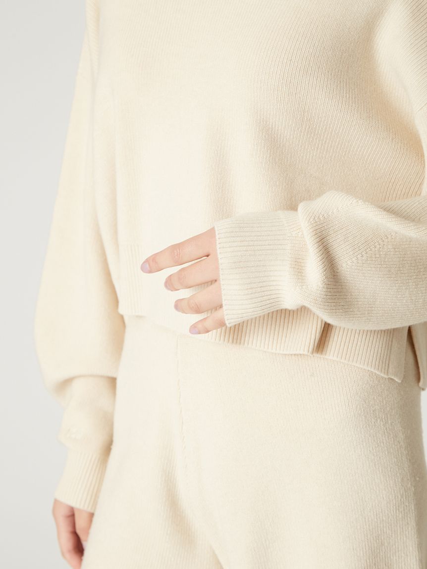 フレイアイディー　ウォッシャブルカシミヤシルクボートネックニット ウォッシャブルカシミヤシルクボートネックニット／ウォッシャブル